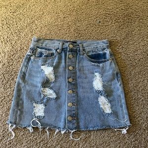 Forever 21 Jean Skirt